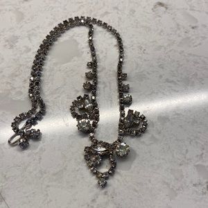 Petite rhinestone necklace